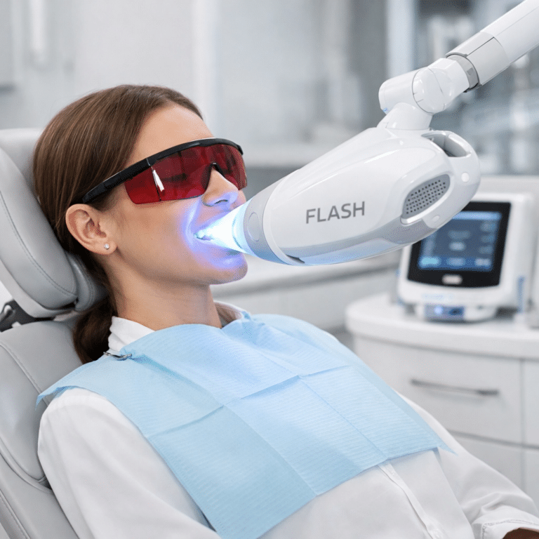 Professional teeth whitening treatment in Dubai