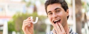 Invisible braces from Proalign Smile Shop, showing Invisible braces for a confident smile